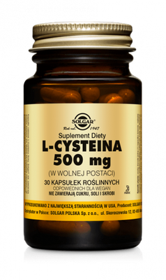 Solgar L-cysteina 500 mg 30kap