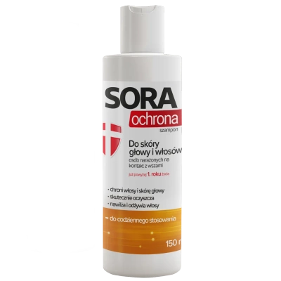 Sora Ochrona szampon do skóry głowy i włosów NA WSZY 150 ml