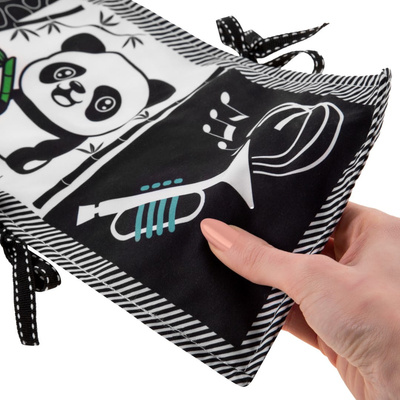 Bocioland książeczka kontrastowa króliczek ochraniacz na szczebelki 1 sztuka