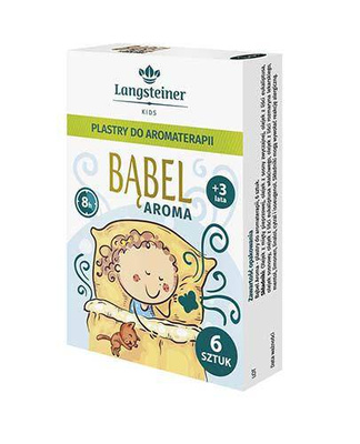 Langsteiner Bąbel Aroma plastry do aromaterapii od 3 roku życia 6 sztuk