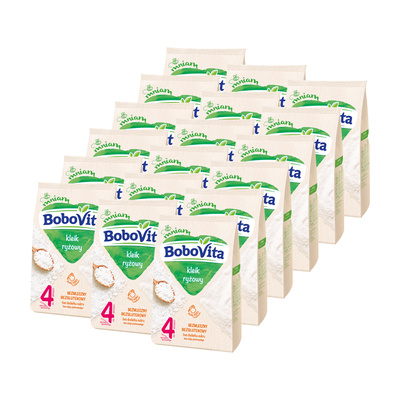 BoboVita Kleik ryżowy delikatny i łagodny po 4 miesiącu ZESTAW 18 x 160 g