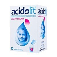 ACIDOLIT o smaku malinowym 10sasz