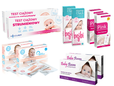 Zestaw 10 testów ciążowych różnych marek porównaj skuteczność i pewność wyniku