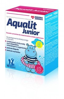 Rodzina Zdrowia Aqualit Junior nawodnienie elektrolity 10 saszetek