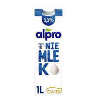 Alpro Psst! To nie mlek Napój owsiany 3,5 % ZESTAW 4 x 1 L