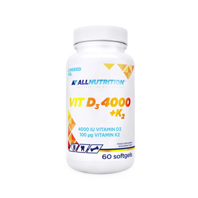 Allnutrition Witamina D3 4000 + k2 ODPORNOŚĆ 60 kapsułek