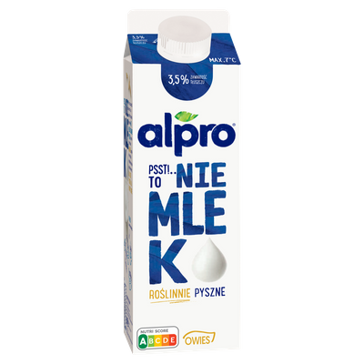 Alpro Psst! To nie mlek Napój owsiany 3,5 % ZESTAW 4 x 1 L