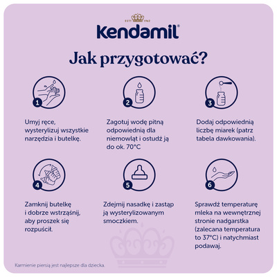 Kendamil Premium Box 3 od 1 roku życia ZESTAW 6 x 600 g