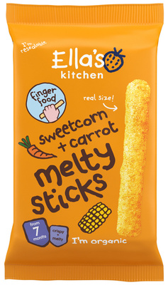 Ella's Kitchen BIO zestaw chrupek owocowe i warzywne RÓŻNE SMAKI 4 sztuki