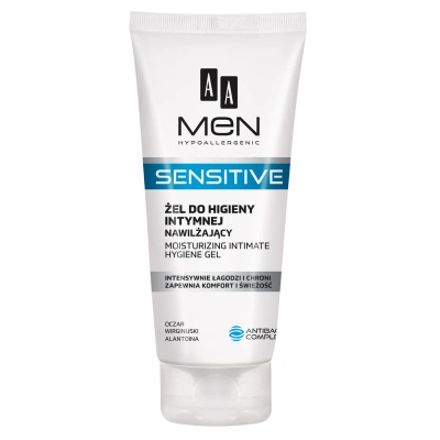AA Men Sensitive żel do higieny intymnej nawilżający 200 ml