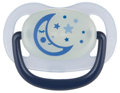 Canpol Smoczek uspokajający świecący 6-18m 22/501 niebieski