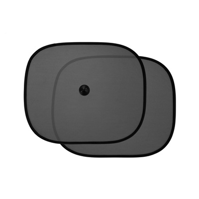 Akuku zasłonki przeciwsłoneczne czarne na boczną szybę samochodu 2 sztuki