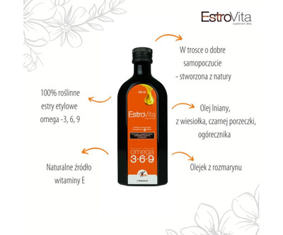 EstroVita Classic Omega suplement 3-6-9 150 ml