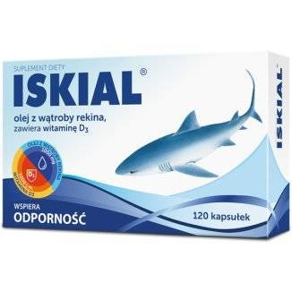 Iskial olej z wątroby rekina 120kaps