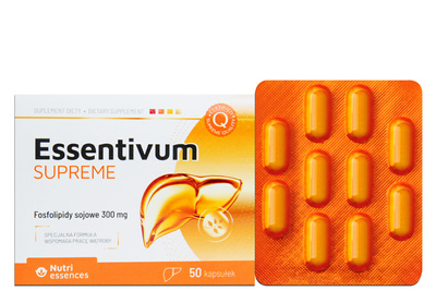 SUPREME Essentivum wątroba metabolizm tłuszczów 50 kapsułek