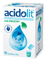 ACIDOLIT o smaku jabłkowym 10sasz