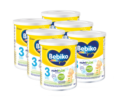 BEBIKO Junior 3 z NutriFlorEXPERT ZESTAW 6x700g