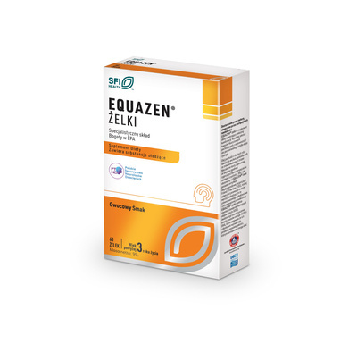 Equazen żelki dla dzieci i dorosłych – o smaku owocowym 60 sztuk