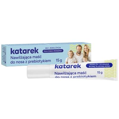 Katarek nawilżająca maść do nosa z prebiotykiem dla dzieci i dorosłych 15 g