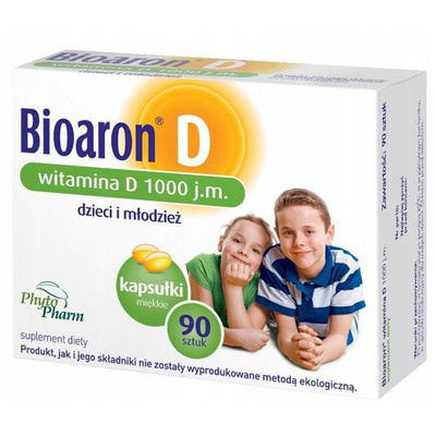 Bioaron Witamina D 1000 j.m. 90 kap.