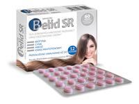 Belid SR Suplement diety z biotyną na zdrowe włosy, skórę i paznokcie 60 tabletek