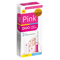 Zestaw planowanie ciąży PINK zestaw testy płytkowe i strumieniowe + suplement
