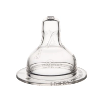 CANPOL smoczek silikonowy easySTART 3m+  trójprzepływowy na butelkę 21/724 1szt