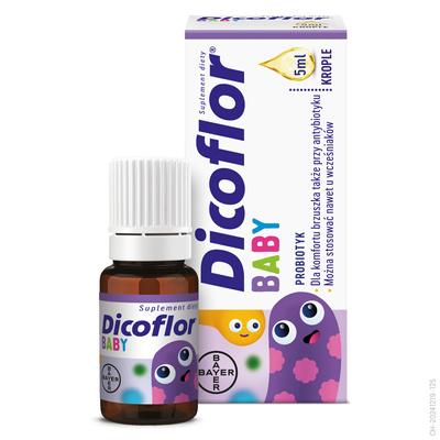 Dicoflor baby krople dla niemowląt i dzieci 5 ml