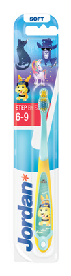 GRATIS Jordan Step by Step Szczoteczka dla dzieci 6-9 lat LOSOWE KOLORY