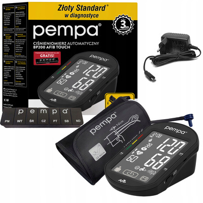 Ciśnieniomierz Microlife PEMPA BP200 Afib Touch + zasilaczem