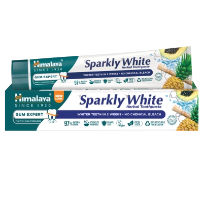Himalaya Sparkly White Ziołowa pasta wybielająca do zębów 75 ml