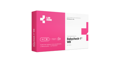 Lab Home Test ciążowy Babycheck-1 ultraczuły – 1 test z krwi