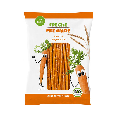 Freche Freunde paluszki orkiszowe z marchewką dla dzieci BIO 75 g