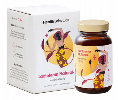 Health Labs Care Lactoferrin Natural LAKTOFERYNA 30 kapsułek