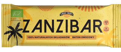 Zmiany Zmiany baton ZANZIBAR mango ananas zdrowe przekąski 40 g