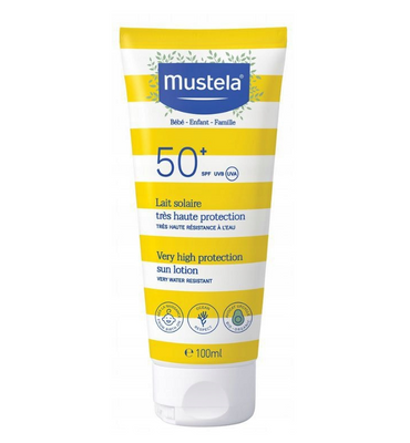 MUSTELA Mleczko przeciwsłoneczne bardzo wysoka ochrona SPF 50+ 100 ml