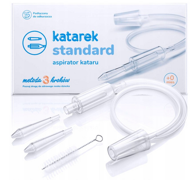 Katarek Standard aspirator do nosa od urodzenia 1 sztuka