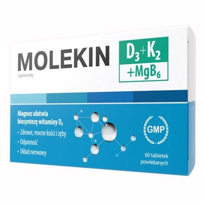 Molekin D3 + K2 + MgB6 60tab