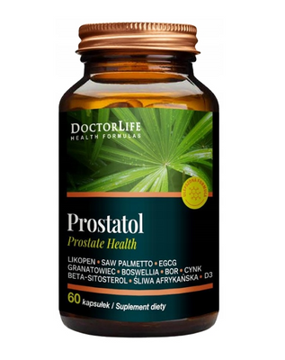 DOCTOR LIFE Prostatol zdrowa prostata Likopen Saw Palmetto 60 kapsułek