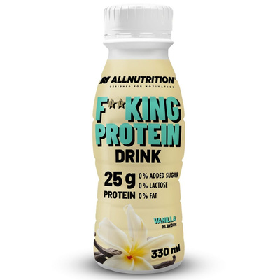 Fitking Protein Drink żywność dietetyczna FIT DUŻO BIAŁKA wanilia 330 ml