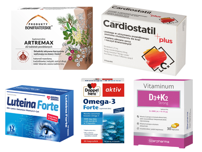 Świąteczny zestaw suplementów dla seniora - zdrowie na prezent