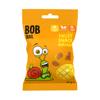 Bob Snail owocowe ZDROWE przekąski MIX w różnych smakach ZESTAW 7 x 40 g