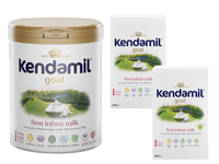 Kendamil Kozie mleko początkowe 1 ZESTAW puszka 800 g + 2 uzupełnienia 500 g