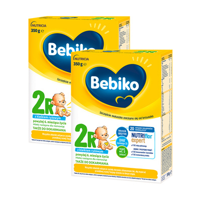 Bebiko 2R Mleko następne dla niemowląt powyżej 6. miesiąca życia ZESTAW 2 x 350 g