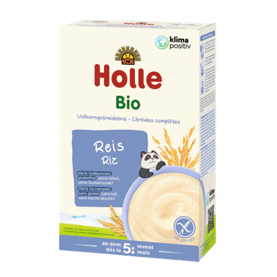 HOLLE Kaszka bezmleczna pełnoziarnista ryżowa BIO 250 g