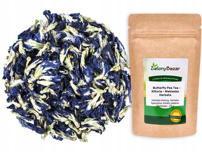 Zielony Bazar niebieska herbata butterfly pea tea klitoria 25 g