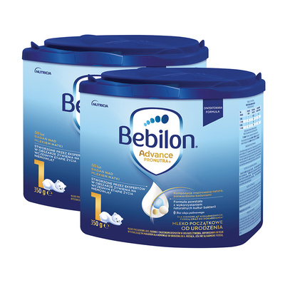 Bebilon 1 Pronutra-Advance Mleko początkowe od urodzenia ZESTAW 2 x 350 g