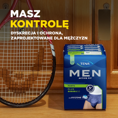 TENA Men Pants Plus Bielizna chłonna rozm. S/M 9szt