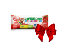 gratis Zdrowy lizak dla dzieci mniam mniam z witaminami smak truskawkowy KSZTAŁT KULKA