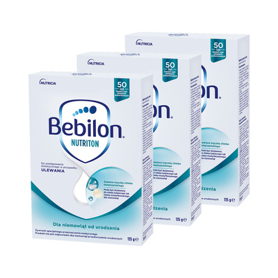 Bebilon Nutriton żywność specjalnego przeznaczenia medycznego dla niemowląt od urodzenia ZESTAW 3 x 135 g